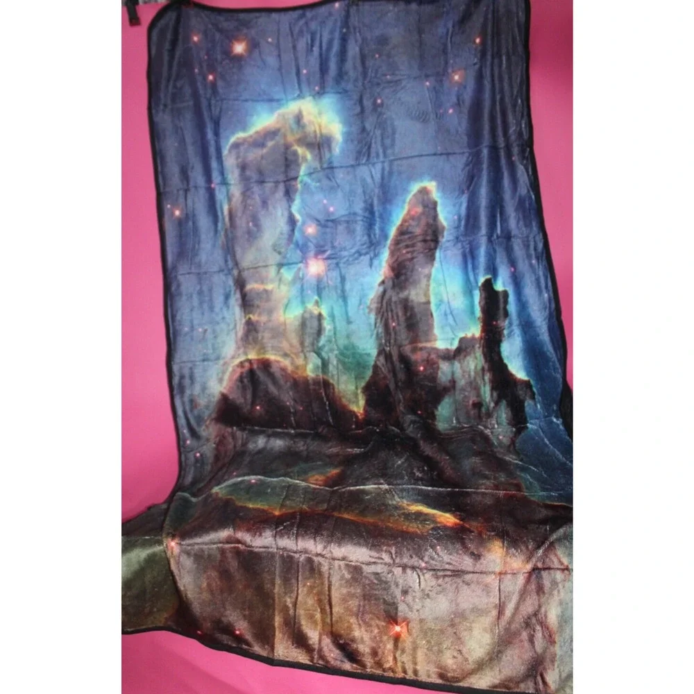 Loot Crate Nasa Space Scene Nebula Blanket 37 x 60 Polyester